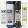 4 Stage RO Water Filter Replacement Package - Standard