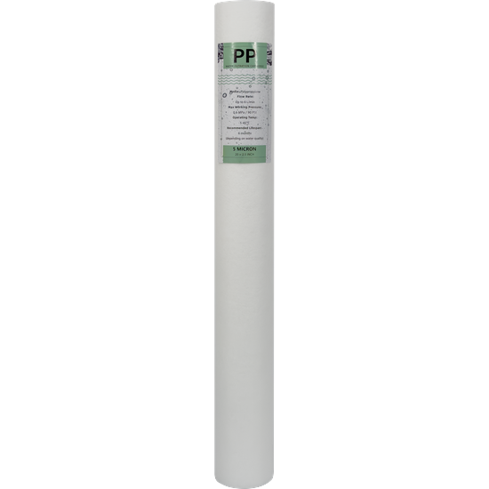 Filter cartridge - 20 inch Melt blown sediment 5 micron filter - Slimline