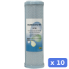 Filter cartridge - 10 Inch CTO Coconut Shell carbonblock 5 micron (new type) - 10 Pack