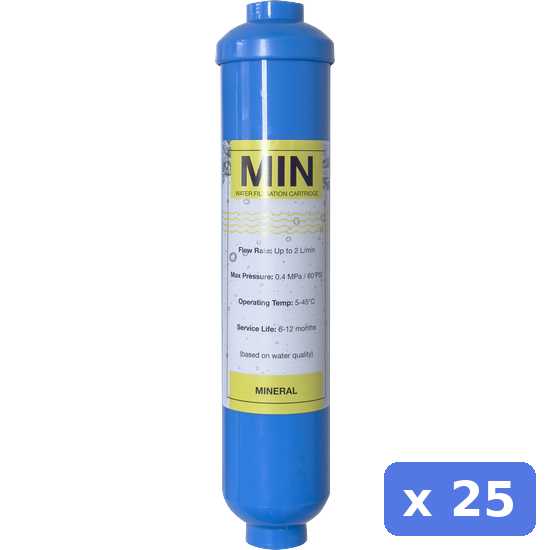 Filter cartridge - Mineral stone filter - 25 Pack