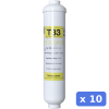 Filter cartridge - In-line GAC post filter 1/4 inch FNPT NSF - 10 Pack
