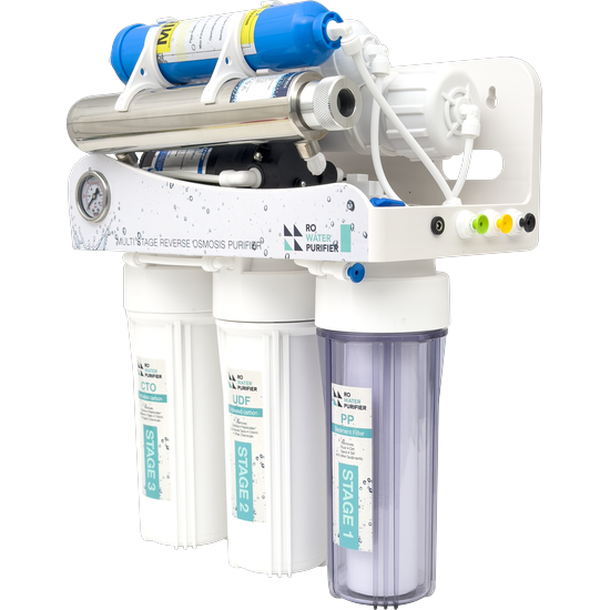 Reverse Osmosis 7 Stage Filtration System with Booster pump – Remineralization and UV - Image 3