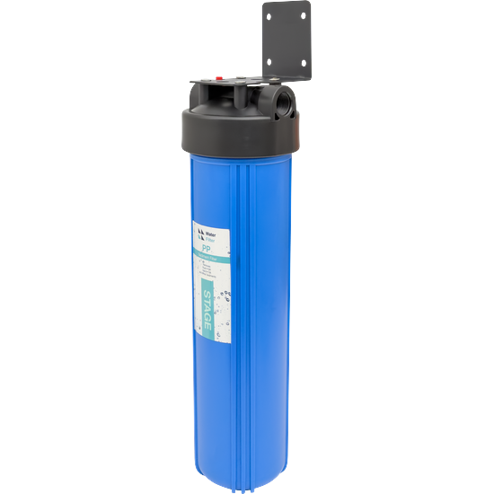 Port Elizabeth Water Filtration Water Storage | Water Filtration 1 Stage 20 inch Big Blue filtration system – Steel Powder Coated Bracket – Black