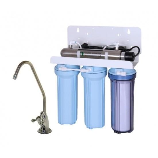 4 Stage Under Counter Water Purifier with 12 W UV Water Sterilizer